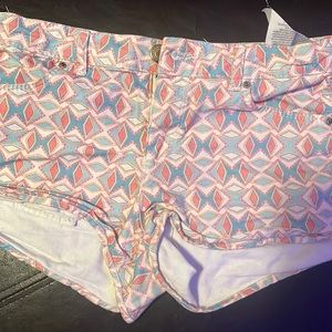 Zara girls print Jean shorts size 1
